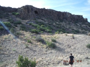 Mon 06-24 out looking for caves -Anthony, Michael adn Raven discovered  this one again. 1st time was a few years ago