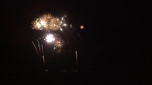 07-04 After a great dinner Nancy took us to another friends house for desert and the best view of the fire works in springerville/Eagar - Great show