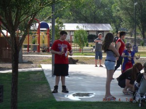07-04 Started the 4th of July in Springerville at the Fireman's pancake breakfast great start. 