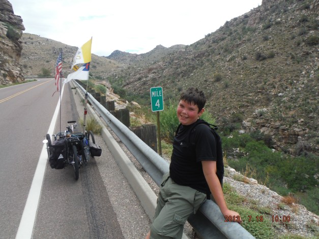 07-19 Still here 4 miles constanstant up and he can still smile