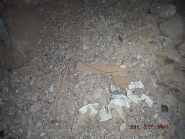 07-27 some old papers from where the community pit was way back them.  no it didn't smell after 80 100 +years